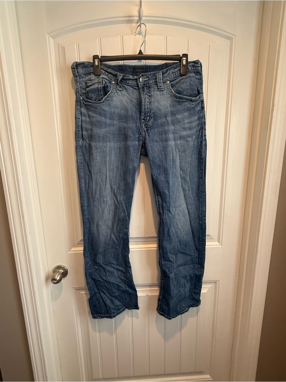 Silver Brand, Craig fit Jeans Men’s Washed Blue Jeans 36/32